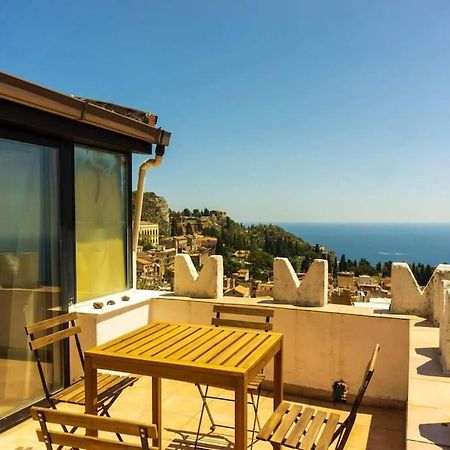 Glamstudio Taormina Center Amazing View On Private Terrace Homgarden Leilighet Eksteriør bilde